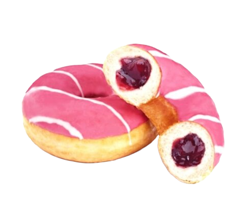 [19133] Donut Glamour ai Frutti di Bosco 48pz - 66g - 19133