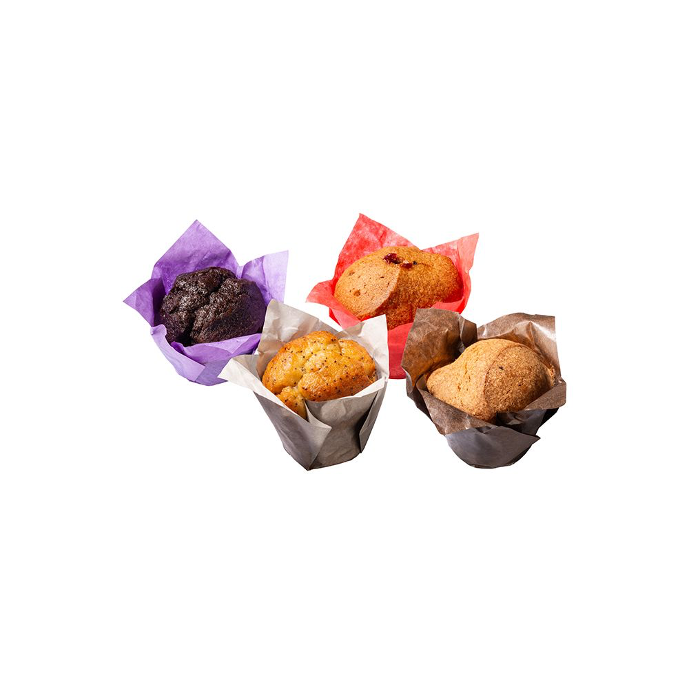 [76656] Assortimento Muffin SG (nature, cacao, frutti di bosco, limone) 20pz - 90g - 76656