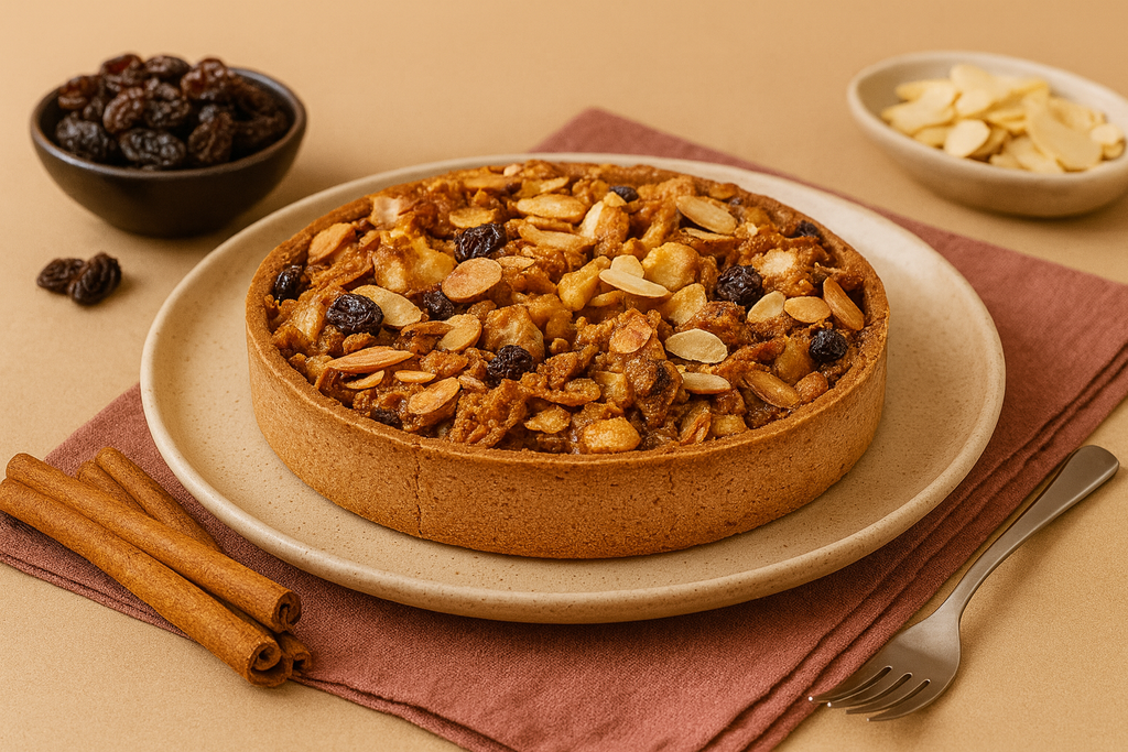 [75073] Crostata di Mele con Uvetta, Mandorle e Cannella 6pz - 1800g - 75073