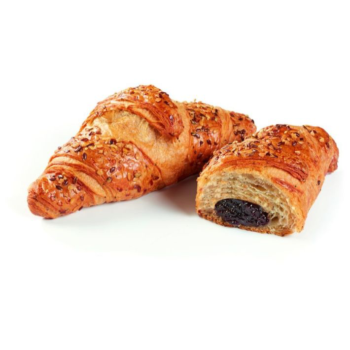 [76057] Croissant Cereali al Mirtillo 48pz - 90g - 76057